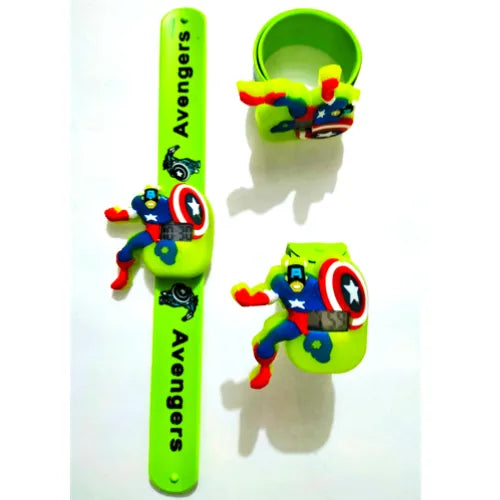 Kids Spiderman Dora Avengers Doraemon Cartoon Watch Scale Strip