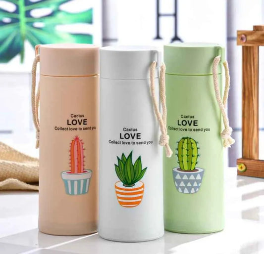 Water Bottles, Glass/Plastic 400 ML Water bottles