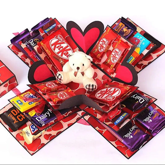 Chocolate Gift Box - Birthday - Anniversary - Wife - Husband- girl friend chocolate box for gift