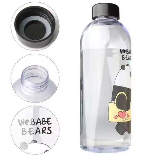 Water Bottle Bear Cartoon Bottles For Water Sports